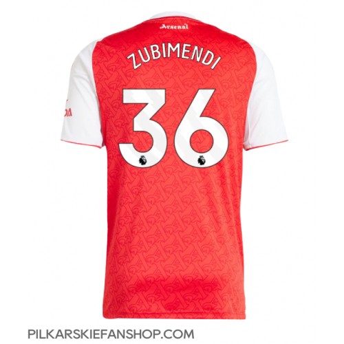 Koszulka piłkarska Arsenal Martin Zubimendi #36 Strój Domowy 2025-26 tanio Krótki Rękaw Koszulka piłkarska Arsenal Martin Zubimendi #36 Strój Domowy 2025-26 tanio Krótki Rękaw
